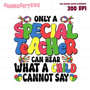 特別な教師だけが、子供が言えないことを聞くことができます png、自閉症啓発 png、特別支援教師、特別教育 png、自閉症教師 png