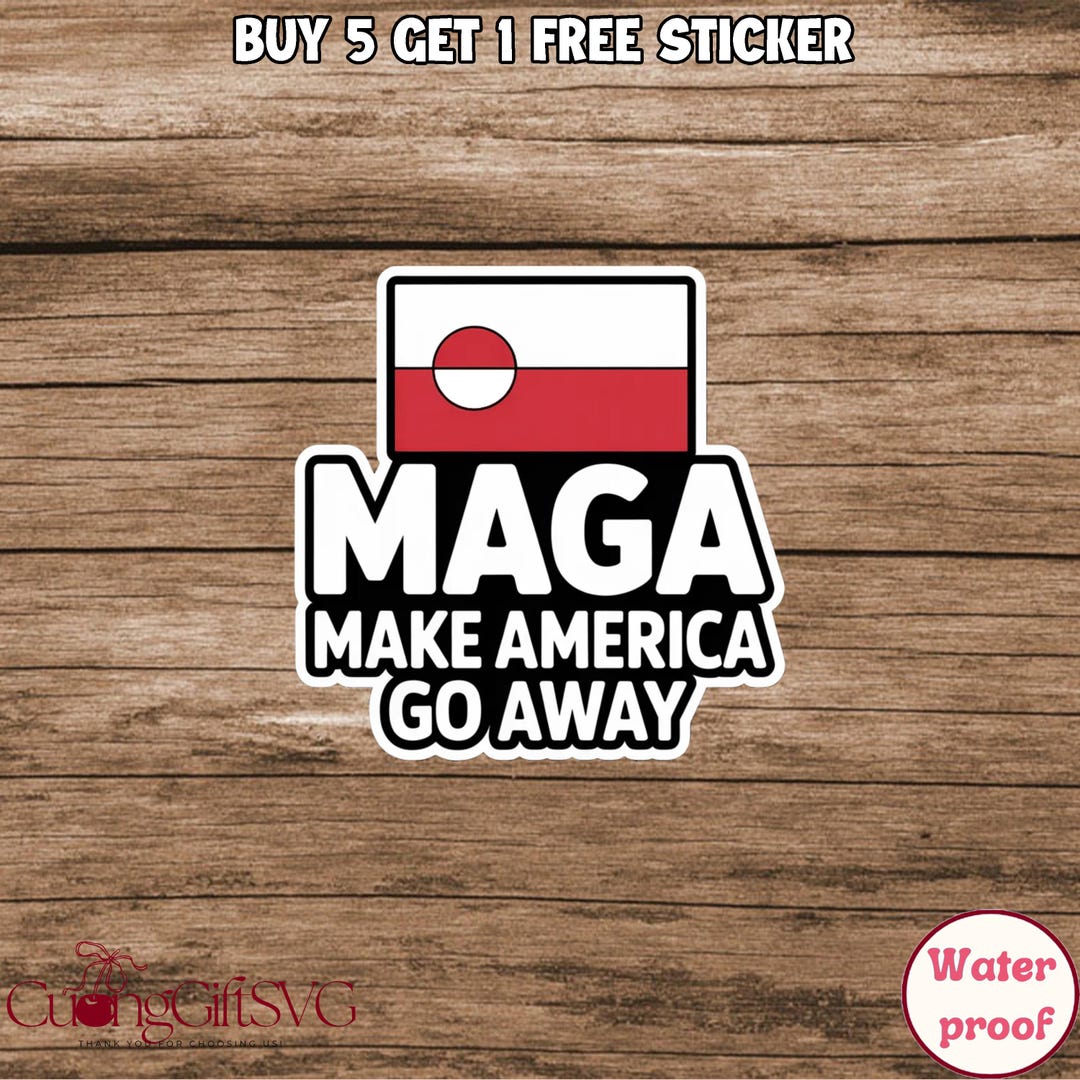 Make America Go Away Sticker/car Magnet| MAGA Parody Anti Trump Sticker ...