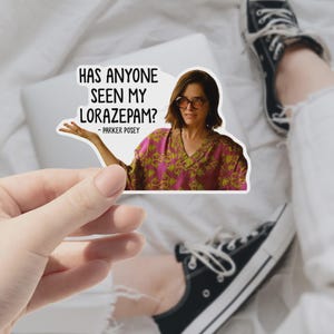 Heeft iemand mijn Lorazepam-sticker gezien, waterdichte sticker witte lotus, sticker Parkey Posey Hommage, sticker lorazepam, sticker witte lotus 3, sticker witte lotus 3