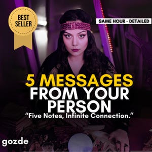 5 messages from your person, tarot reading, love message reading, channeled messages, love reading, twin flame reading, psychic reading