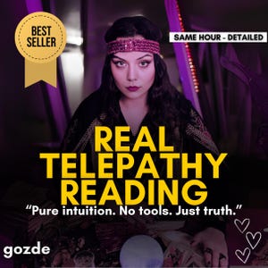 SAME HOUR, Real Telepathy Reading, Mind Reading, What&#39;s on Their Minds, Empathy, Telepathy, Guaranteed Accuracy, Psychic Reading