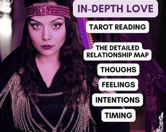 Very Detailed Love In-Depth Reading Same Hour, Future Love Tarot Reading, Relationship Clairvoyant Reading, Taro Lover Gift, Love Prediction