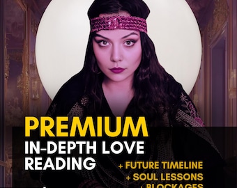 Lettura approfondita dell'amore, Tarocchi o intuizioni telepatiche, Lettura della fiamma gemella, Lettura dell'anima gemella, Lettura medium, Guida alla connessione profonda dell'anima