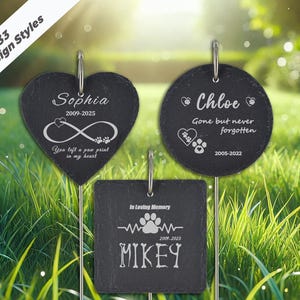 Personalized Pet Memorial Stone for home & garden, Custom dog/cat memorial, pet remembrance gift, in memory of gift, pet grave marker