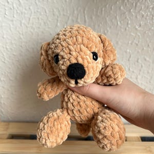 Miniature crochet puppy