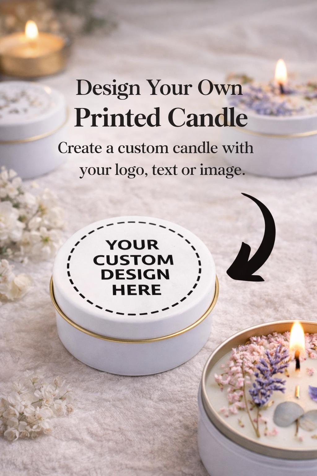 Personalized Candle – Soy Wax Custom Candle Favors for Weddings, Baby ...