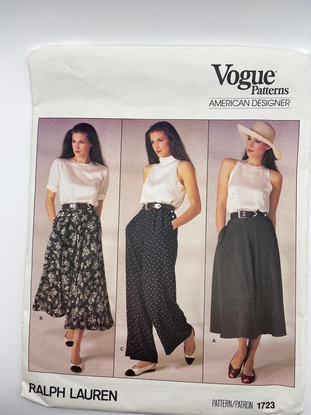 Vintage Vogue 1723, designer américain Ralph Lauren, patron de couture ...