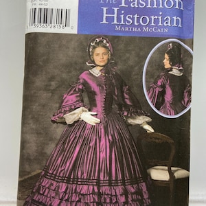 Einfachheit 4510 Misses &#39;Bürgerkrieg Era Kleid Schnittmuster &quot;&quot;The Fashion Historian&quot;&quot; Martha McCain, Uncut, FF, Victorian, Südliche Schönheit.&quot;