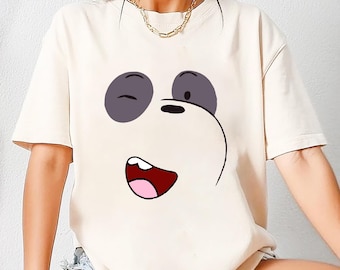 We Bare Bears Panda Face Pan Pan T-Shirt, We Bare Bears Shirt Fan Gifts, We Bare Bears Cartoon Network Shirt, We Bare Bears Vintage Shirt