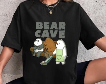 We Bare Bears Bear Cave T-Shirt, We Bare Bears Shirt Fan Gifts, We Bare Bears Cartoon Network Shirt, We Bare Bears Vintage Shirt