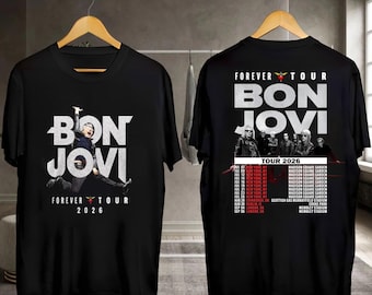 Vintage Bon Jovi Crew T-shirt 1988 the Jersey Syndicate Tour