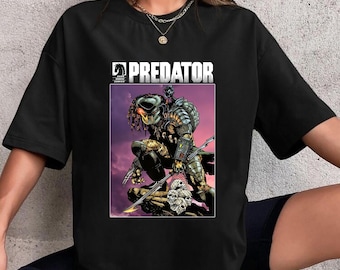 Vintage Predator Graphic T-Shirt, Predator Shirt Fan Gifts, Predator Movie Shirt, Predator Vintage Shirt, Predator Sci-Fi Aliens Movie Shirt