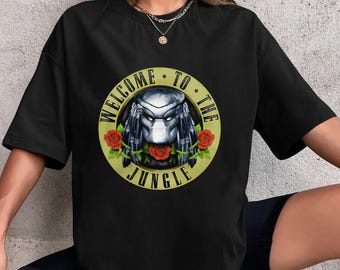 Predator Welcome To The Jungle T-Shirt, Predator Shirt Fan Gifts, Predator Movie Shirt, Predator Vintage Shirt, Predator Aliens Shirt