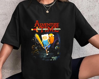 Adventure Time Finn And Jake In Battle T-Shirt, Adventure Time Shirt Fan Gifts, Adventure Time Cartoon Shirt, Adventure Time Vintage Shirt