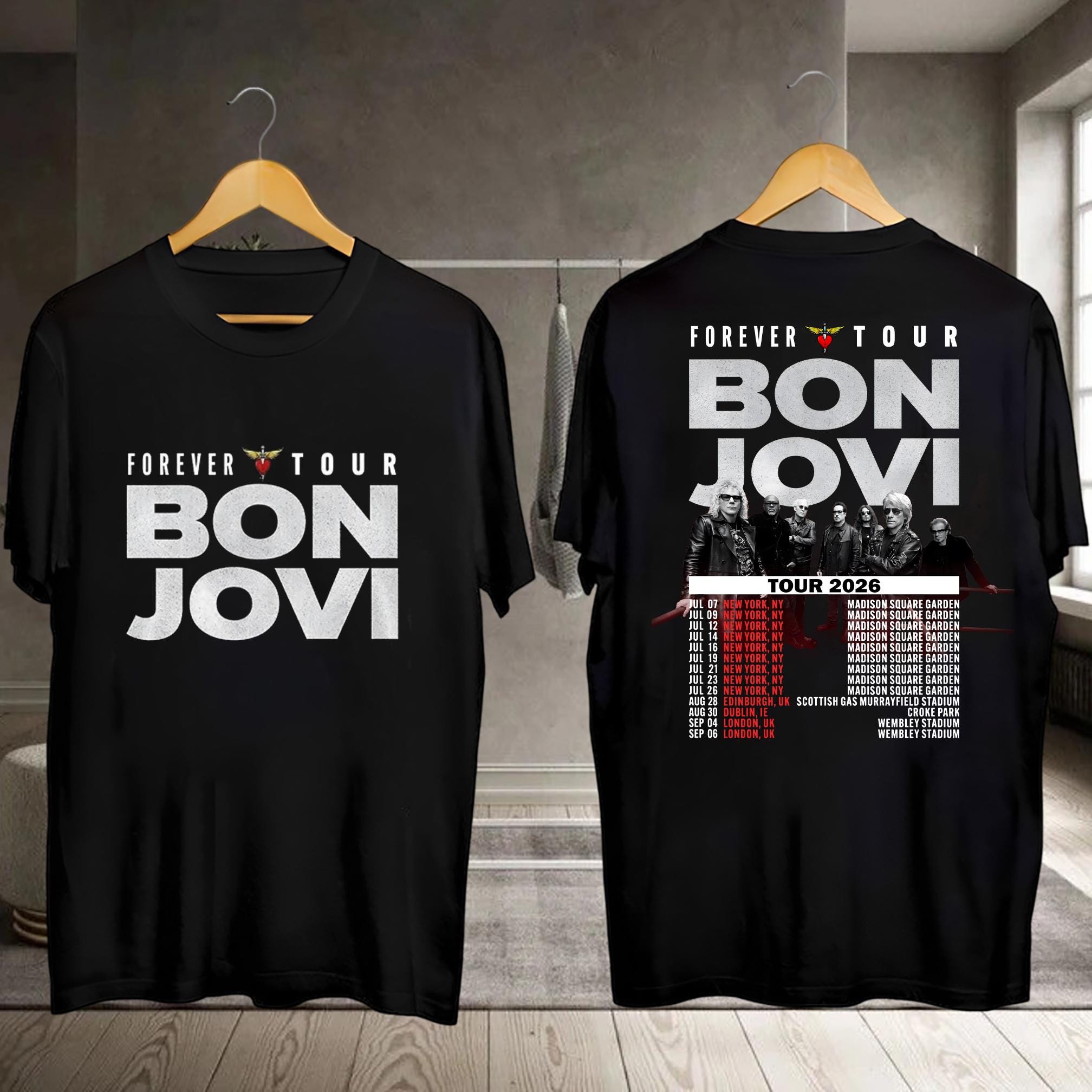 1992年製 BON JOVI Tシャツ　サイズL Vintage Bon Jovi 