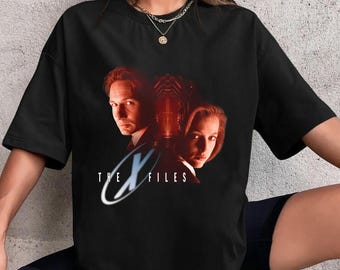 ヴィンテージスタイル Xファイル Tシャツ、90年代映画、ユニセックス