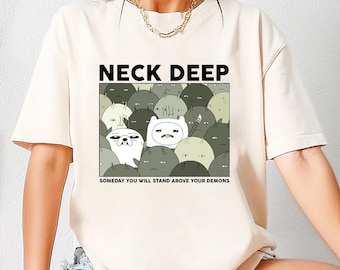 Adventure Time Neck Deep T-Shirt, Adventure Time Shirt Fan Gift, Adventure Time Cartoon Shirt, Adventure Time Vintage Shirt, Finn & Jake Tee