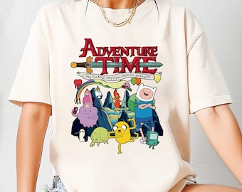 Adventure Time Cartoon T-Shirt, Adventure Time Shirt Fan Gifts, Adventure Time Finn Snd Jake Shirt, Adventure Time Vintage Shirt