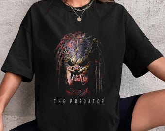 Predator Battle Paint T-Shirt, Predator Shirt Fan Gifts, Predator Movie Shirt, Predator Vintage Shirt, Predator Sci-Fi Alien Movie Shirt