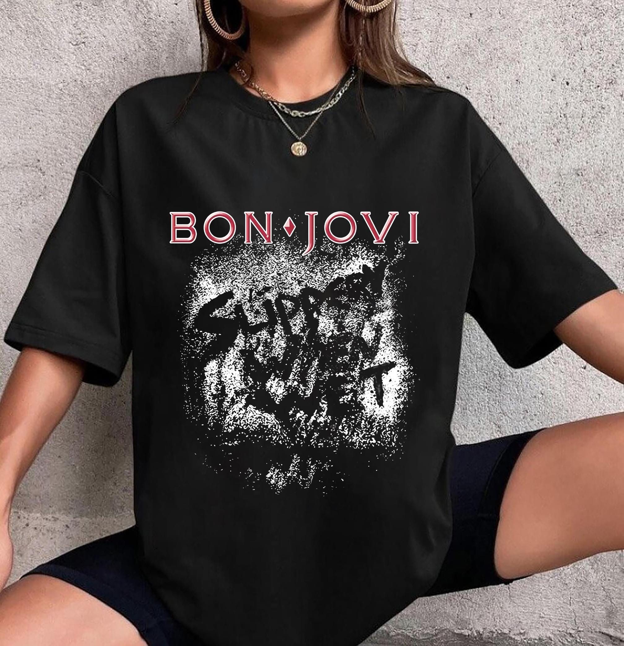 Bon Jovi Slippery When Wet Shirt - Etsy