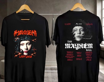 レディー・ガガ ザ・メイヘム・ボール・ツアー シャツ、レディー・ガガ