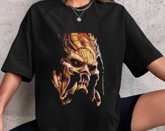 Vintage Predator Horror T-Shirt, Predator Shirt Fan Gifts, Predator Movie Shirt, Predator Vintage Shirt, Predator Sci-Fi Horror Movie Shirt