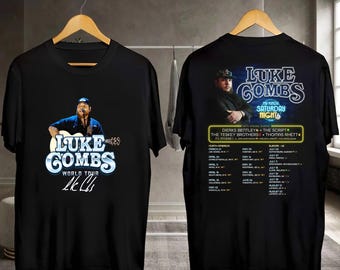 Luke Combs Country Music Tee, 2026 Luke Combs My Kinda Saturday Night Tour Shirt, Luke Combs Concert, Luke Combs Fan Gift, Luke Combs Merch