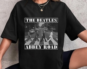 Abbey Road The Beatles Rock Band T-Shirt, The Beatles Retro Style Shirt, The Beatles Fan Lovers Shirt, The Beatles Merch Graphic T-Shirt