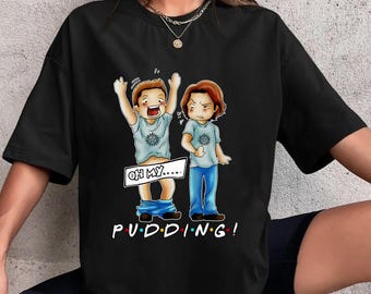 Camiseta engraçada de Supernatural com Dean e Sam Winchester, camiseta de Supernatural para fãs, camiseta dos irmãos Winchester, camiseta do filme Supernatural