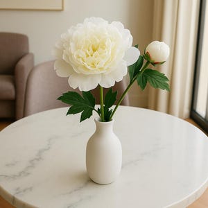 Silk Peony Flowers Realistic Artificial Blooms for Wedding Decor, Home Decoration & DIY Floral Arrangements