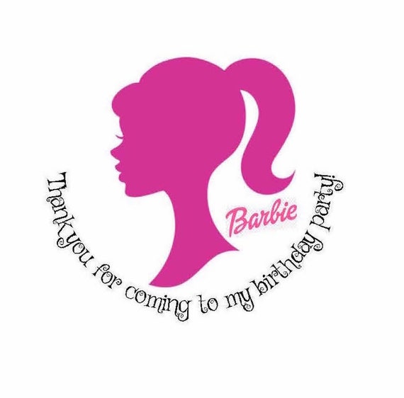 barbie favor bags
