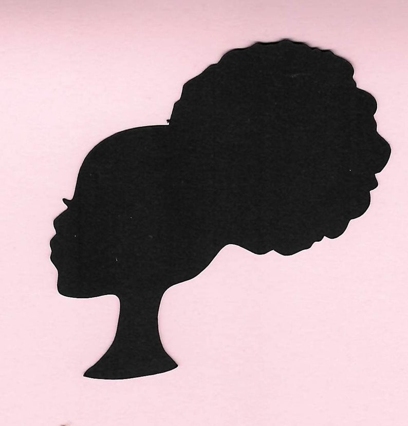 Afro Black BARBIE Birthday DIY SILHOUETTE 3 Inch Tall Die Cut | Etsy
