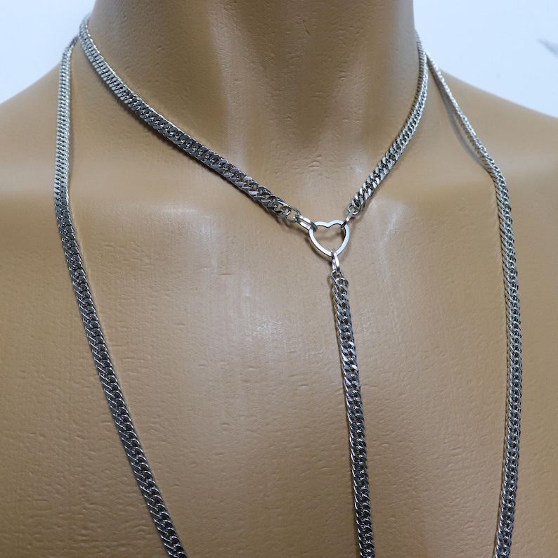 Stainless Steel Bodychain for Men in Silver Color Harness Men Jewelry ...