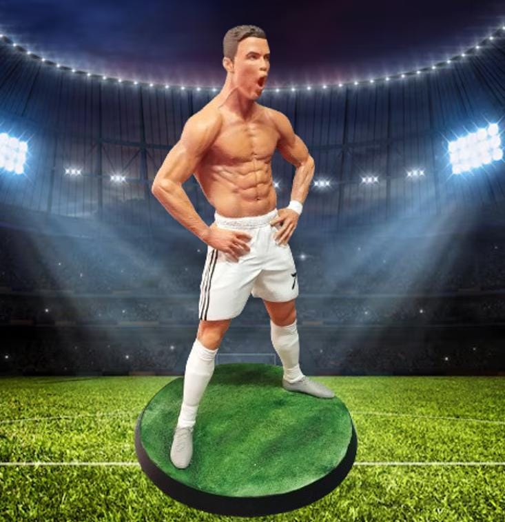 レア物　REAL MADRID RAUL 7 フィギュア FT Champs Raul Gonzalez Blanco 7 Real Madrid Netcam 6