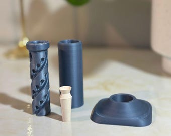 Erweiterbares Sklerallinsen-Einsetzwerkzeug | Keratokonus Hilfe | Baukasten | Reiseetui inklusive | Neue Ausführung!