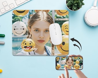 Mouse pad personalizado, mouse pad divertido, acessórios de mesa, mouse pad de mesa, presente de dia dos pais/mães, presente de formatura, presente de novo emprego