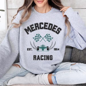 Formula 1 Mercedes sweater F1 merch Mercedes sweatshirt Apparel for Him for Her Formula One Merch Mercedes team