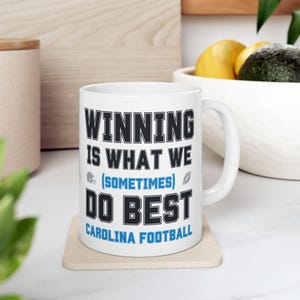 Taza de Carolina Panthers, regalo de la NFL, regalo deportivo, mercancía de Carolina Panthers, taza de la suerte, regalo de decoración deportiva de los Panthers, regalo de fútbol de la suerte para él, fanático
