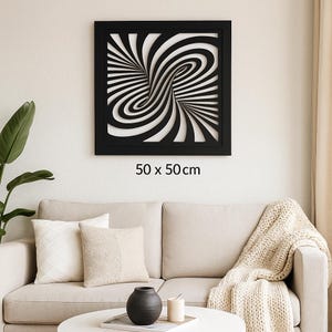 Cuadro de pared de diseño – Corte láser – 50x50 cm