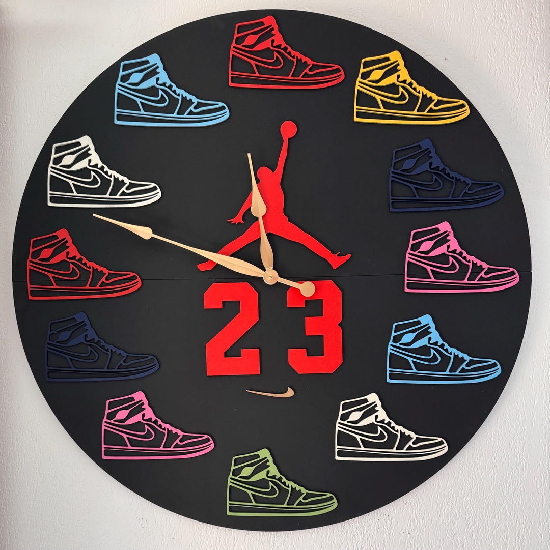 Jordan Clock - Etsy