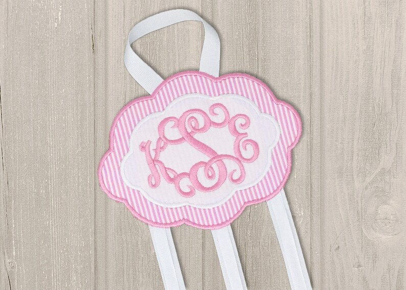 Baby Shower Gift 1st Birthday Gift for Girl Girl Room Decor Bow Holder Monogram Hair Bow Holder Nursery Decor Hair Clip Holder