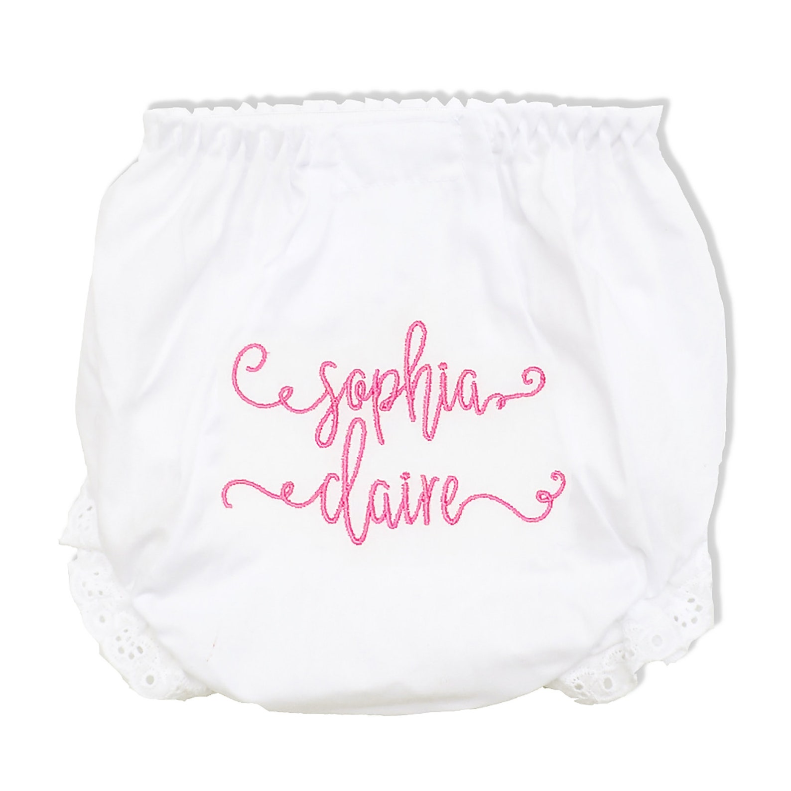 Monogrammed Bloomers Personalized Diaper Cover Girl Baby Etsy