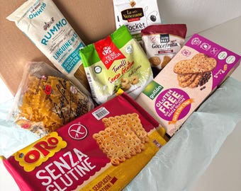 Glutenfreie Geschenkbox Little Italy | Zöliakie | glutenfreies Geschenk | 100% glutenfrei