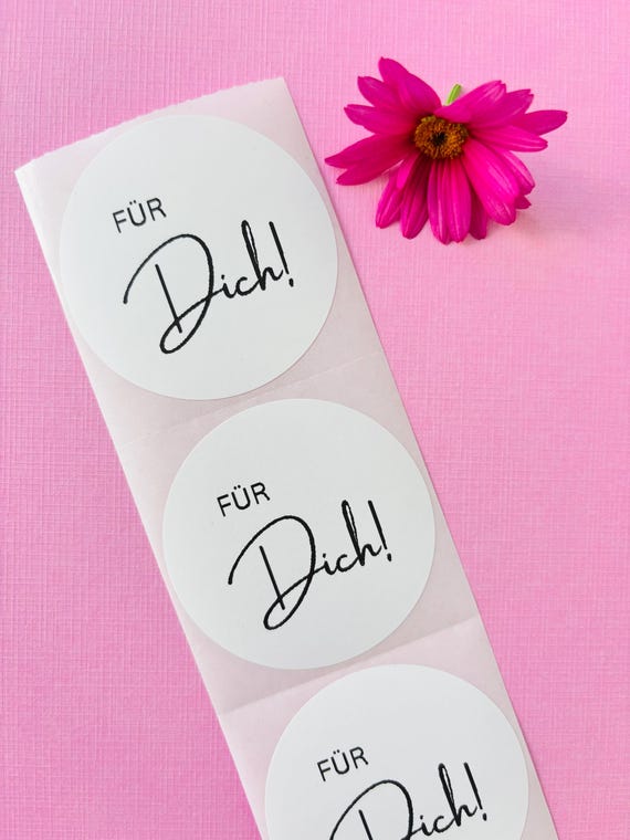 "For You" Stickers | Round | 5 cm (2) | Stickers | Labels