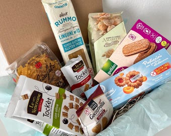 Glutenfreie Geschenkbox Little Italy | Zöliakie | glutenfreies Geschenk | 100% glutenfrei