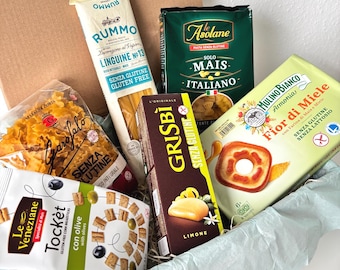 Glutenfreie Geschenkbox Little Italy | Zöliakie | glutenfreies Geschenk | 100% glutenfrei