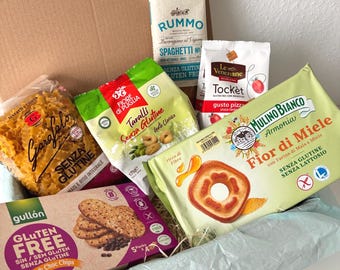Glutenfreie Geschenkbox Bella Italia | Zöliakie | glutenfreies Geschenk | 100% glutenfrei