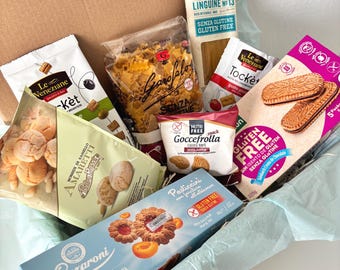 Glutenfreie Geschenkbox Little Italy | Zöliakie | glutenfreies Geschenk | 100% glutenfrei