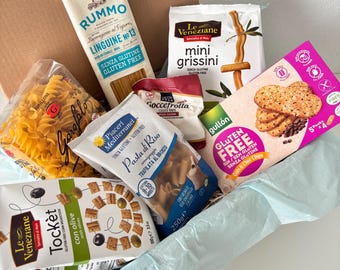 Glutenfreie Geschenkbox Little Italy | Zöliakie | glutenfreies Geschenk | 100% glutenfrei