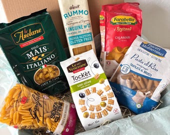 Glutenfreie Geschenkbox Little Italy | Zöliakie | glutenfreies Geschenk | 100% glutenfrei
